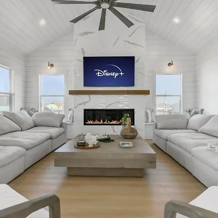 Walk To Beach, King Bed, Golf Cart, Sea The Light Bolivar Peninsula Exterior foto