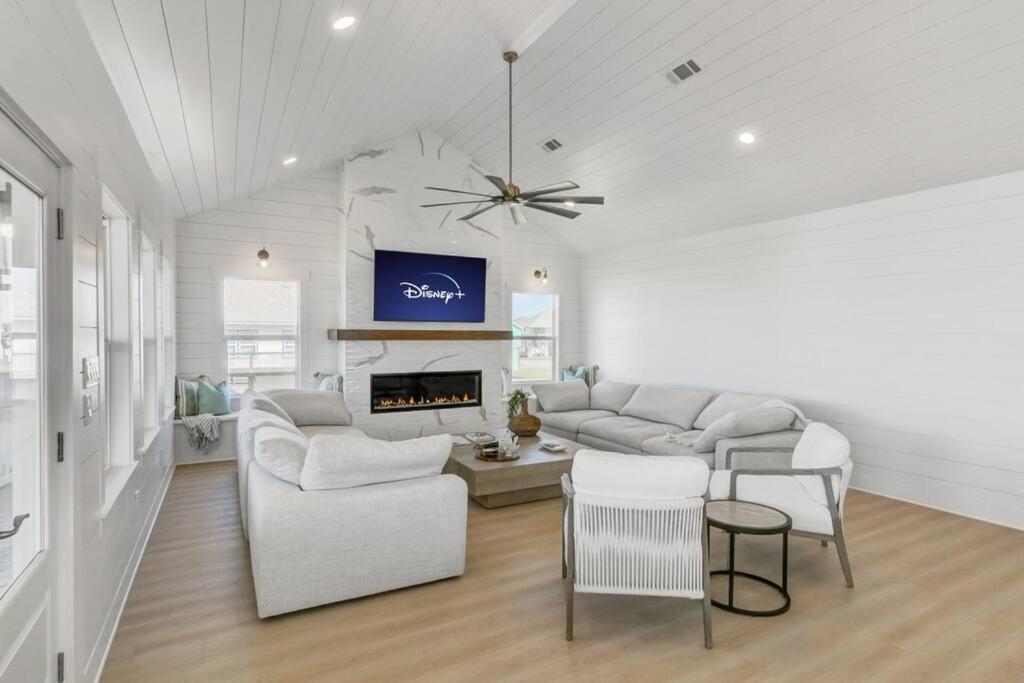 Hébergement de vacances Walk To Beach, King Bed, Golf Cart, Sea The Light Bolivar Peninsula